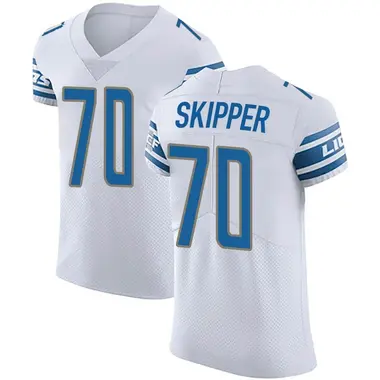 Dan Skipper Men's Elite White Detroit Lions Vapor Untouchable Jersey