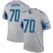 Dan Skipper Men's Legend Gray Detroit Lions Inverted Jersey