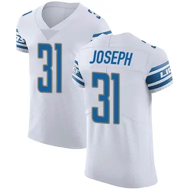 Kerby Joseph Men's Elite White Detroit Lions Vapor Untouchable Jersey