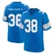 Stantley Thomas-Oliver III Men's Game Blue Detroit Lions 2nd Jersey