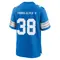 Stantley Thomas-Oliver III Men's Game Blue Detroit Lions 2nd Jersey