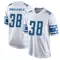 Stantley Thomas-Oliver III Men's Game White Detroit Lions Jersey