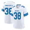 Stantley Thomas-Oliver III Youth Game White Detroit Lions 2nd Jersey