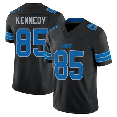 Tom Kennedy Men's Limited Black Detroit Lions Alternate Vapor F.U.S.E. 2nd Jersey